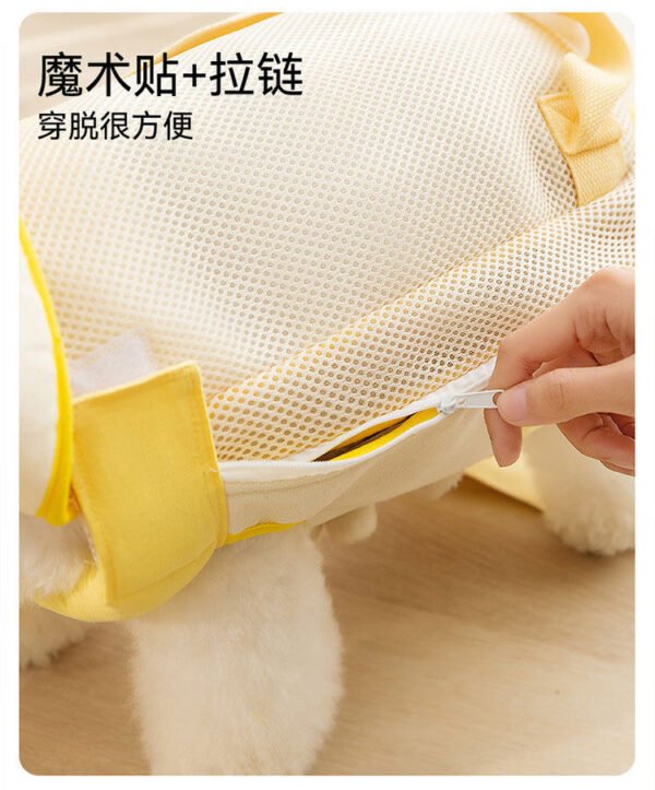 Angie·狗狗外出寵物背包雙肩背帶小狗胸前貓咪胸前包前抱式背包 - 图片 4
