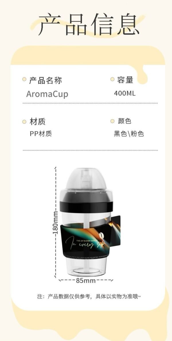 Angie· AromaCup香環白水喝出果汁玩味萃香環水杯便攜飲料氣味吸管 - 图片 11