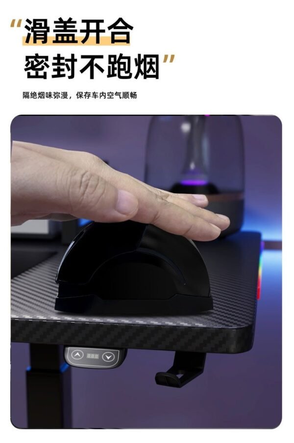 Angie·AshVoyage車載煙灰缸汽車高級煙缸個性車門車上必備用品新發明主駕駛煙灰缸 - 图片 3