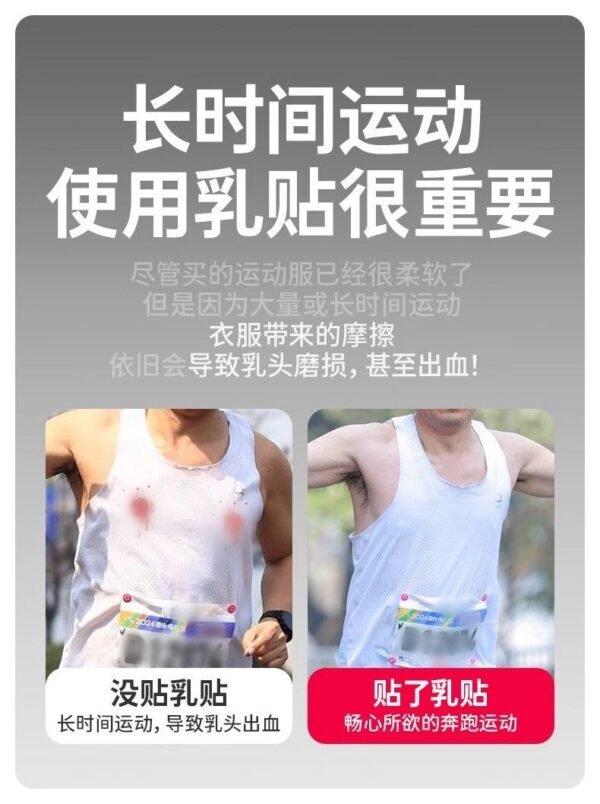 Angie. ChestFix康瑪士馬拉松專業男士胸貼男士乳貼防凸點防摩擦跑步健身 - 图片 6