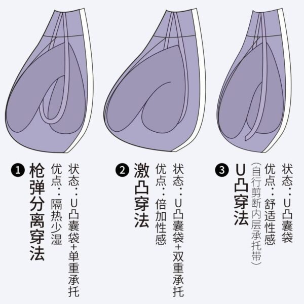 Angie.Dragon Briefs男士舒適透氣運動平角內褲男生薄款中腰潮流三角短褲 - 图片 11