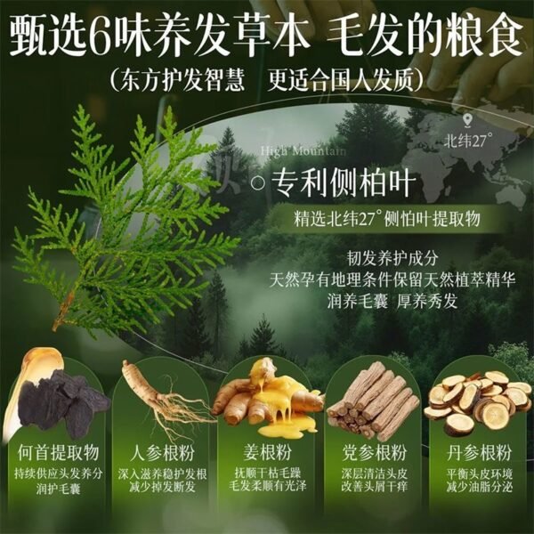Angie. 七綠側柏葉新疆烏斯曼草本洗發皂何首烏去屑控油洗頭皂 - 图片 6